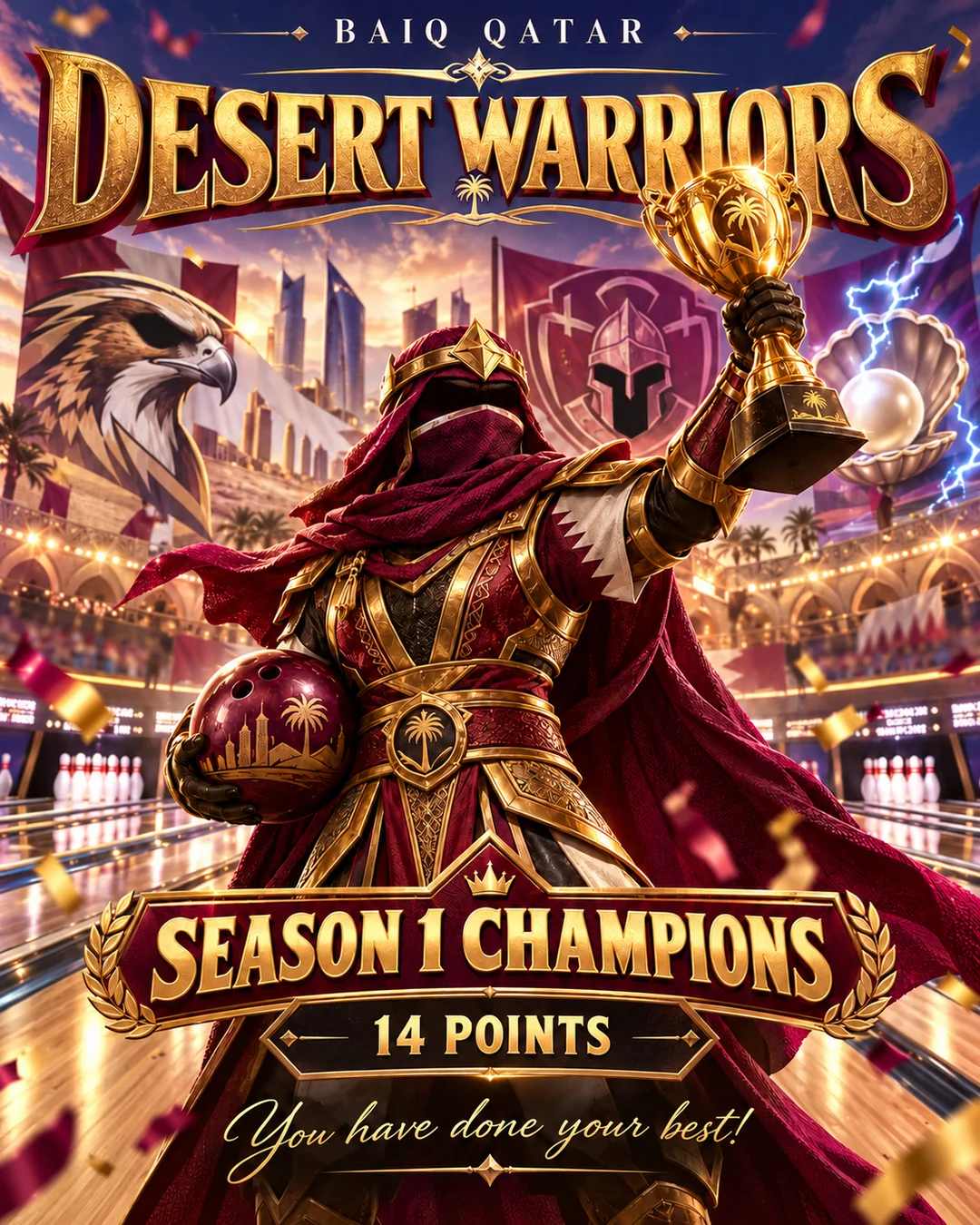 Resmi! Desert Warriors & Srikandi Juara Liga BAIQ Season 1